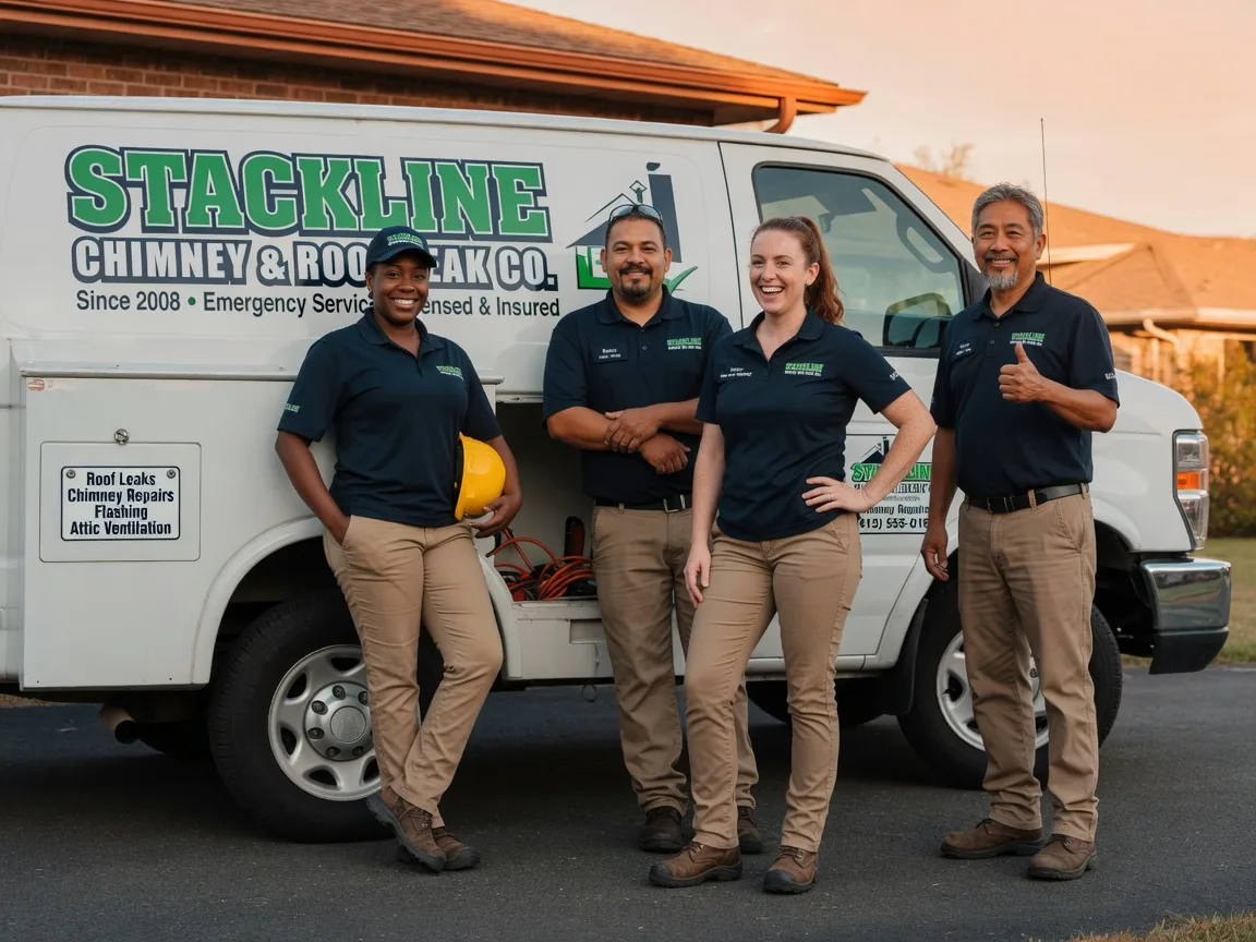 Chimney flashing repair company in Revere, MO